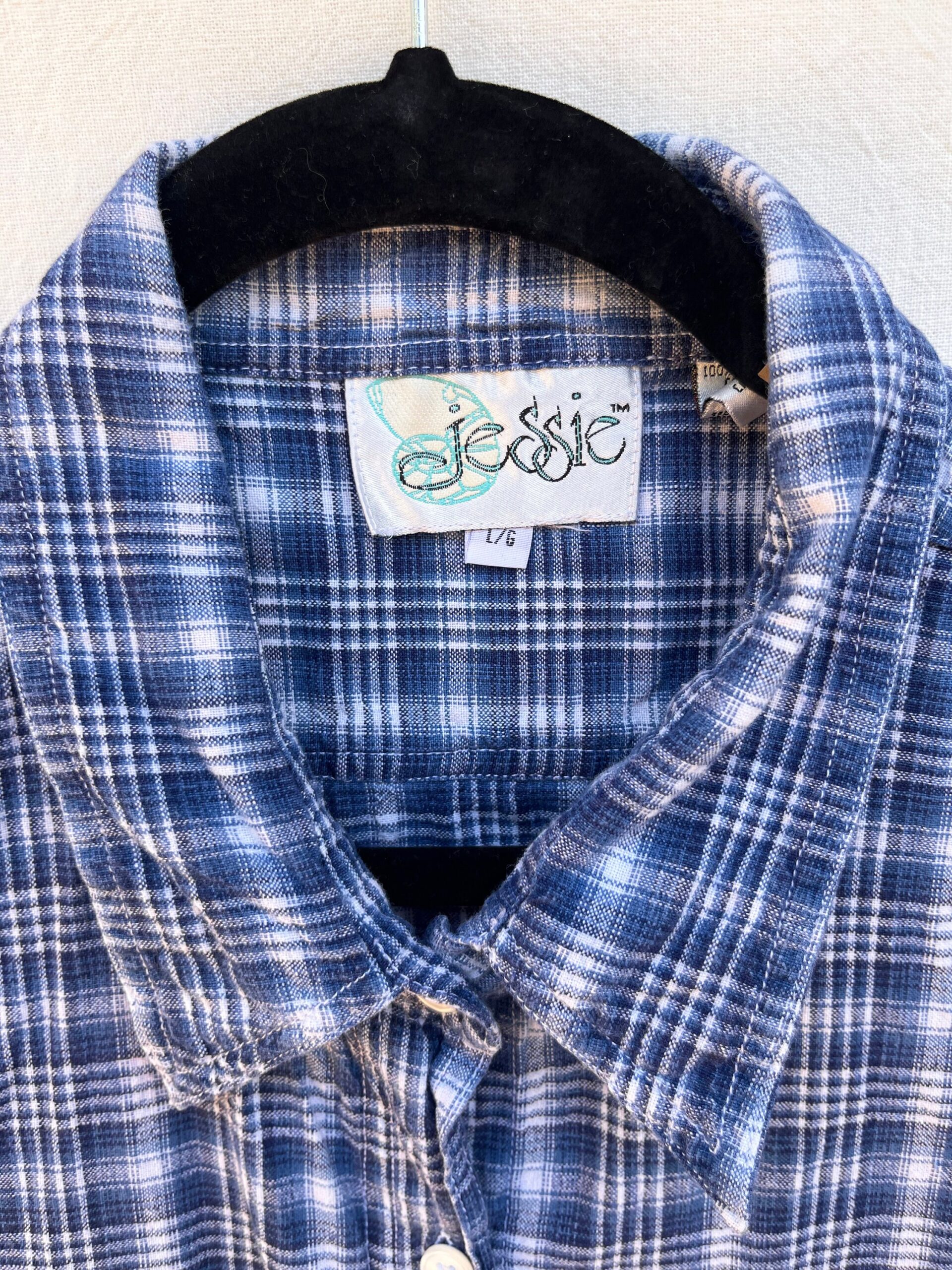 90s vintage plaid flannel vest