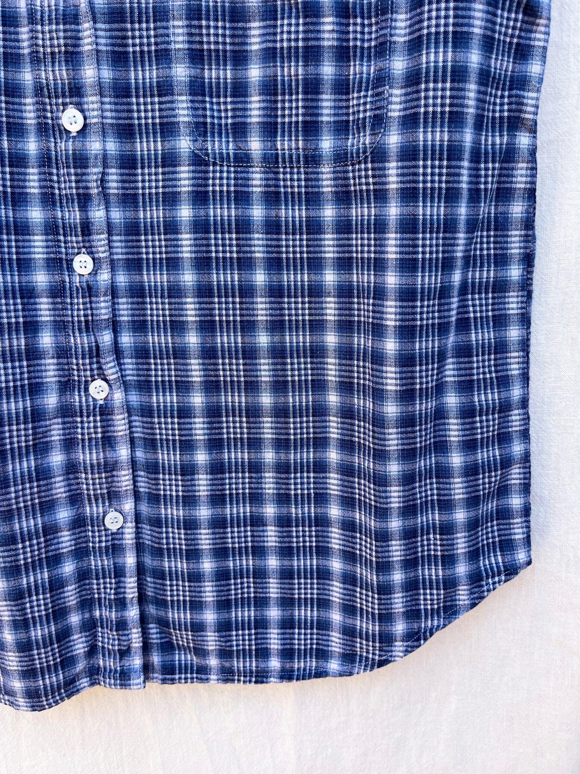 90s vintage plaid flannel vest